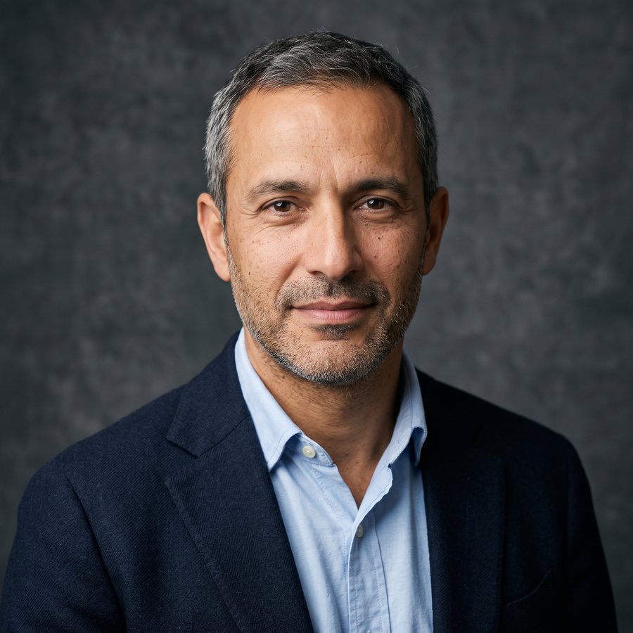 Daniel Ferrer in a navy blazer, smiling